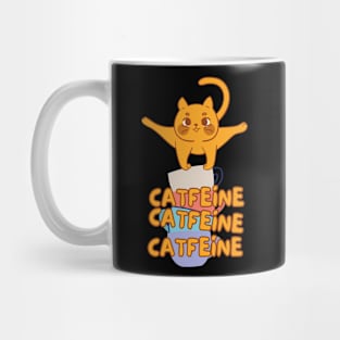 Coffee & Cats - Catfeine, Catfeine, Catfeine Mug